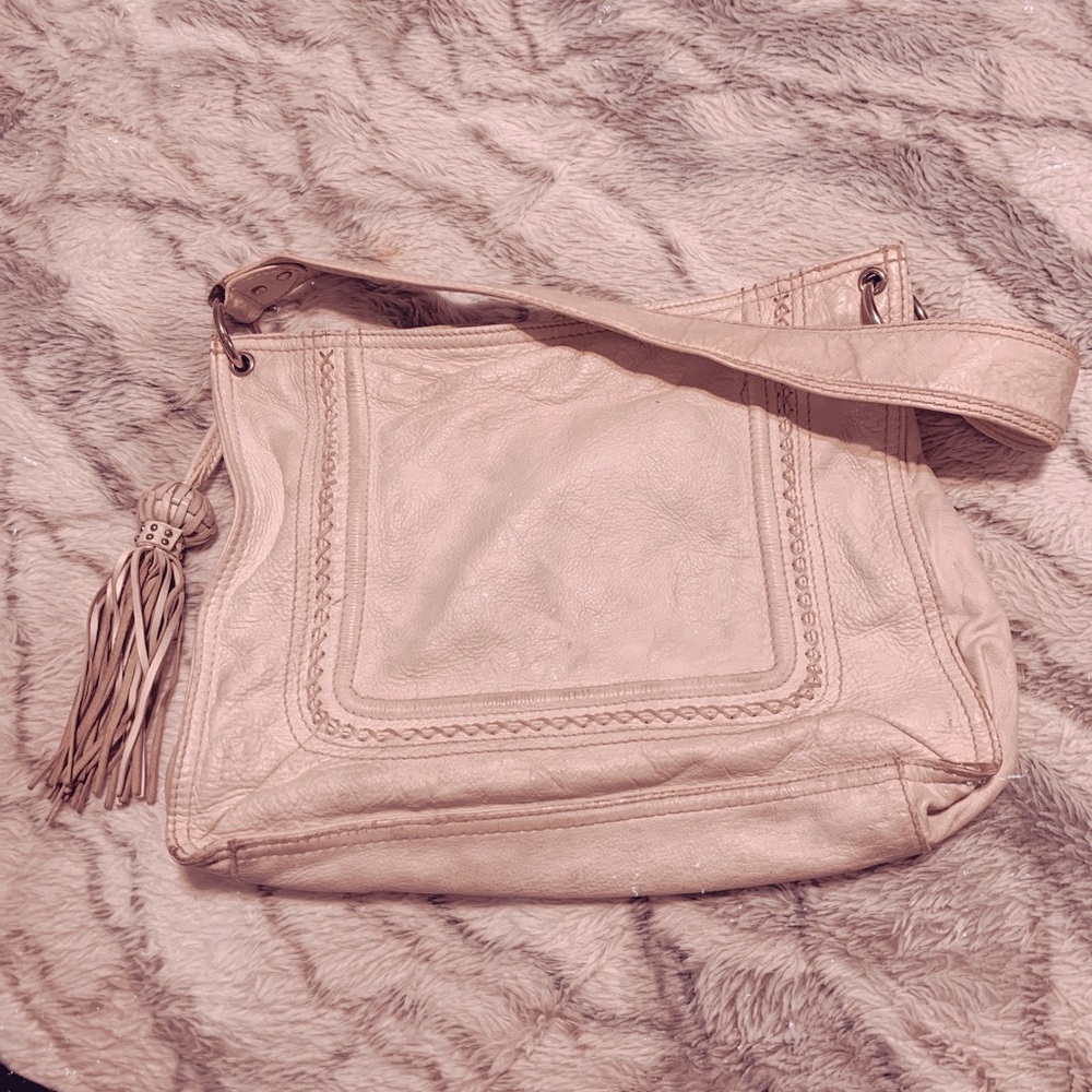 White Leather FORTUNA By VALENTINO MESSENGER